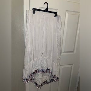 Hi low boho style skirt